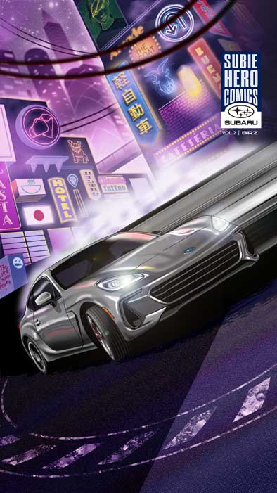 Illustration of Subaru BRZ